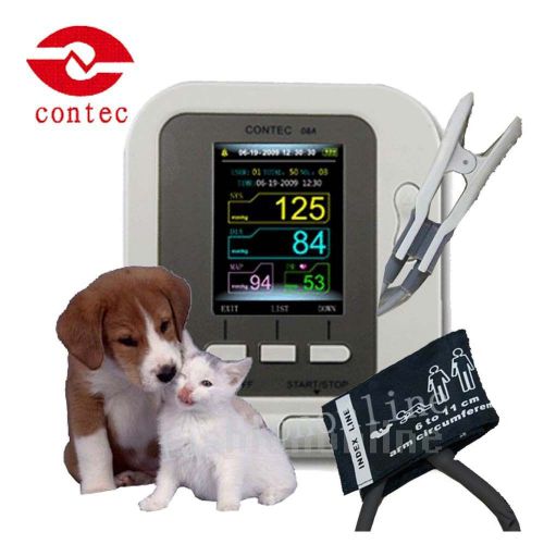 Veterinary Vet Digital Blood Pressure Oximeter HR/ SPo2/ NIBP Free Spo2 probe 8a
