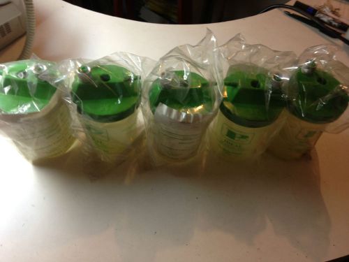 Humidifier,bubble, for O2  (lot of 5) ,disposab. bottle  for Resp. Therapy, new