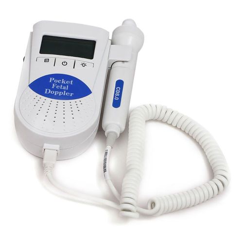 FDA Brand new 8.0 MHZ waterproof Probe Vascular Fetal Doppler Monitor