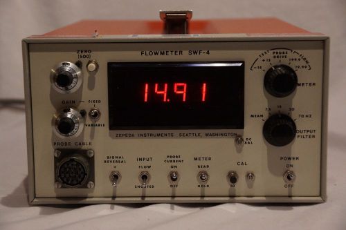 Zepeda instruments flow meter swf-4 flowmeter for sale