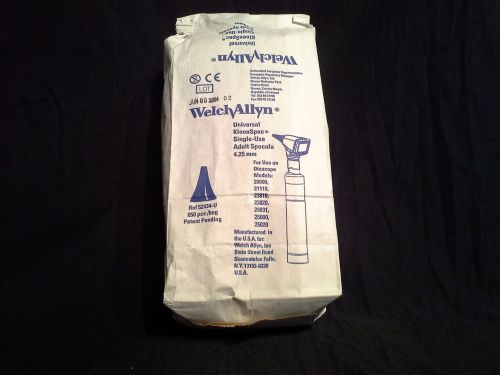 Welch allyn otoscope specula macro view adult 4.25mm 850 per bag new for sale