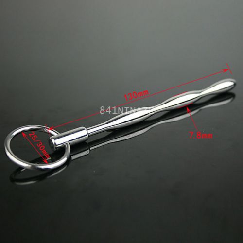 Male stainless steel urethral sounds urethra plug new dilator no hole for sale