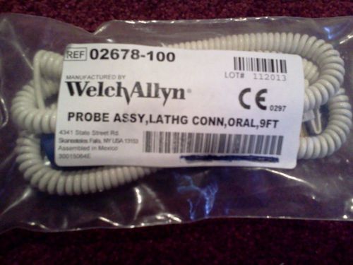 Welch Allyn thermometer probe assembly 02678-100 NEW
