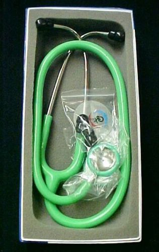 Grx medical stethoscope dual head nursing student elite  green nurse 22&#034; for sale