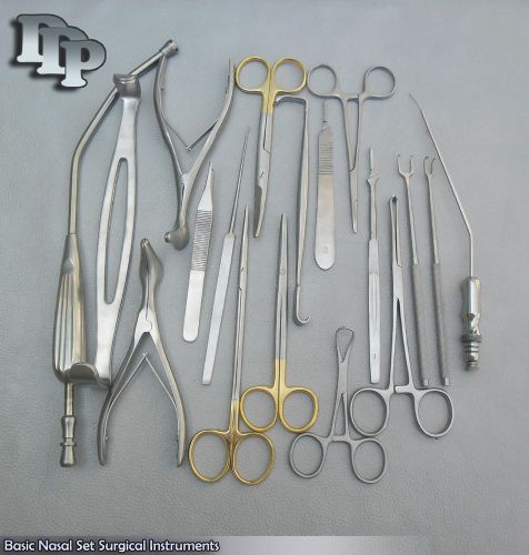 Nasal set of 40 instruments surgical ent medical instruments for sale