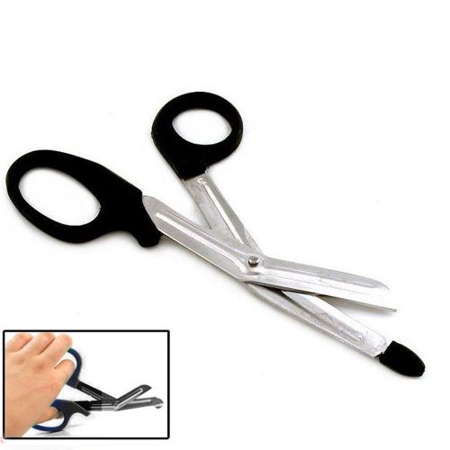 Nurse emt medical 6 1/2&#034; utility bandage scissors shears paramedic emergency blk for sale