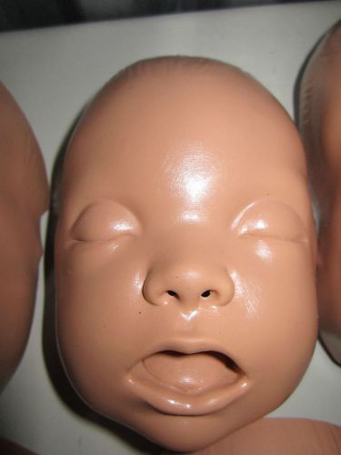 Lot 10) Ambu baby face Manikin Mannequin  CPR Training Replacement Faces Baby