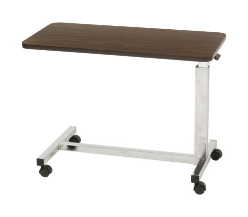 Drive medical low height overbed table, walnut for sale