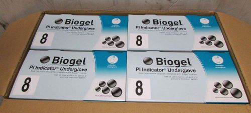 Lot Of 200 Biogel PI Indicator Underglove Size 8