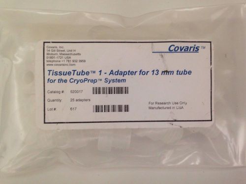 Covaris #520017 tissuetube tt1 adapter for the cryoprep system 13x65mm for sale