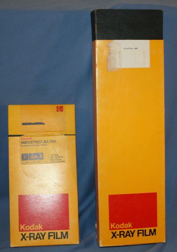 Vtg Kodak X-Ray Film NOS w/ Sleeves 100pcs 4 1/2&#034; x 10&#034;  Vintage Dentist