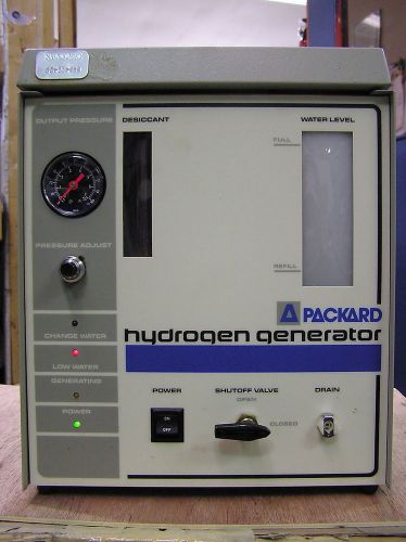 Packard hydrogen generator a8200 + 2 deionizer bags for sale