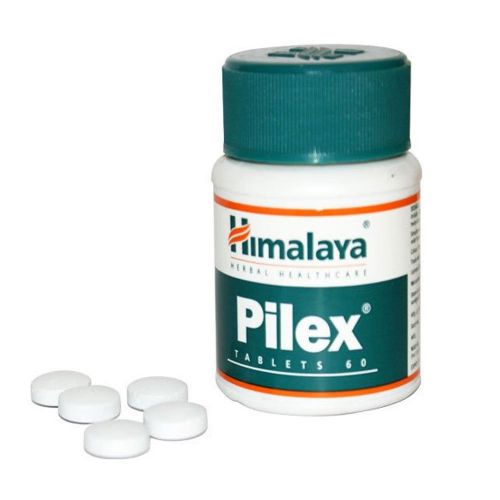 Himalaya Herbal Pilex Piles Hemorrhoids Varicose Veins Control Bleeding Pain