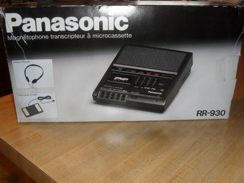 Panasonic Microcassette Transcriber