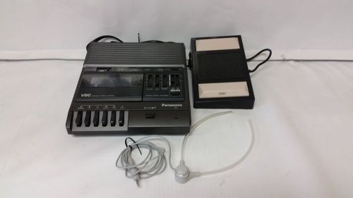 Panasonic VSC standard cassette transcriber RR-830 w/ foot pedal RP-2692