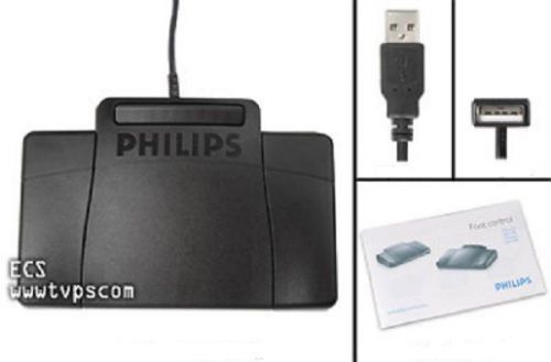 Philips 2310 usb transcription foot pedal - new lfh-2310 for sale