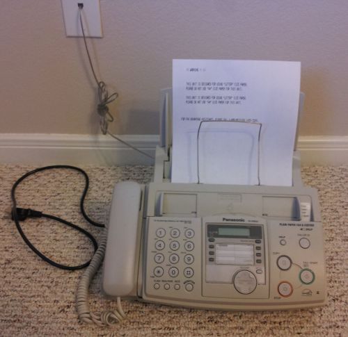 Panasonic Plain Paper Fax / Copier KX-FHD331