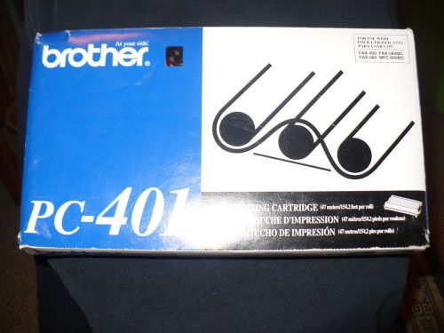 Genuine Brother Fax Film Ribbon PC 401 PC-401 For 560 580MC 565 MFC660MC