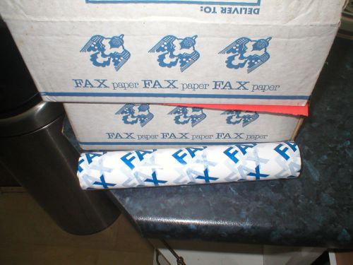 FAX PAPER 6 ROLLS PER BOX 210mm x15mx12mm
