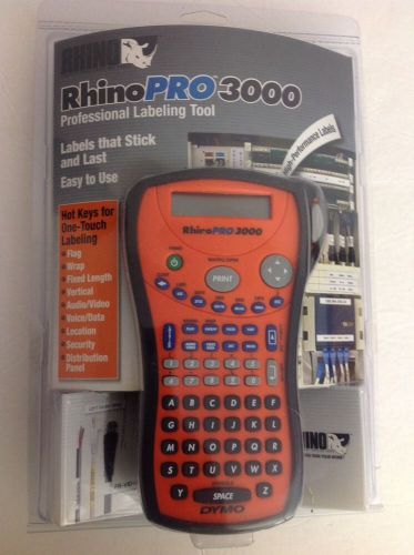 Rhino Pro 3000 Dymo Professional  Labeling Tool New In Box