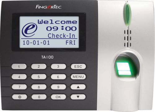 Fingertec time attendance fingerprint ta102 time clock r2 new for sale