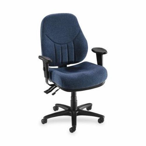 Lorell Multi-Task Chair,High-Back,26-7/8&#034;x26&#034;x39&#034;-42&#034;-1/2&#034;,Blue (LLR81101)