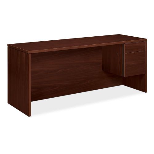 The hon company hon10545rnn 10500 series wood mahogany laminate office desking for sale