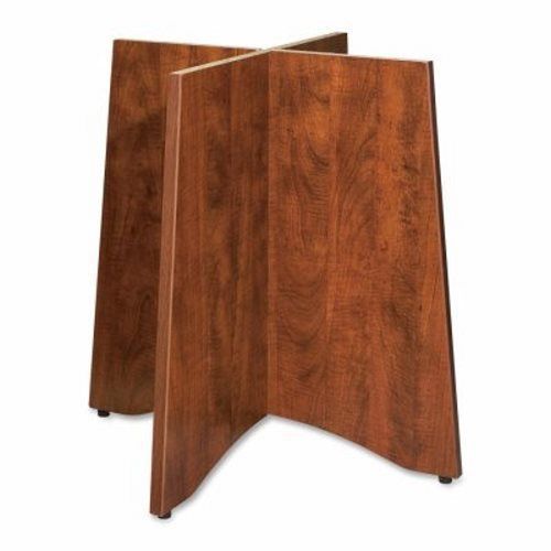 Lorell Laminate Base,for 42&#034; or 48&#034; Tabletops,48&#034;D,Cherry (LLR69436)