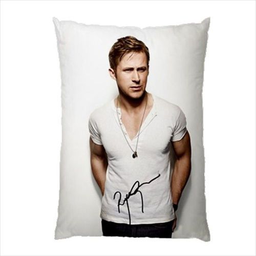 New Ryan Gosling DRIVE White Shirt Autograph 30 x 20 Pillow Case Gift