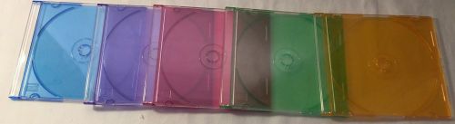 Memorex Multi-Color Slim Jewel CD Cases 50 pack
