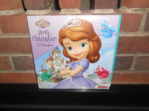 SOPHIA THE FIRST 2015 10x10 Kids Wall 12 MO. Calendar NEW -SEALED ! 12 DIFFERENT