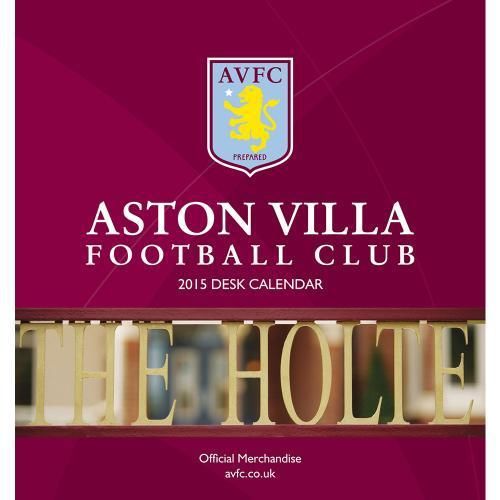 New official aston villa football club 2015 desk calendar desktop office for sale