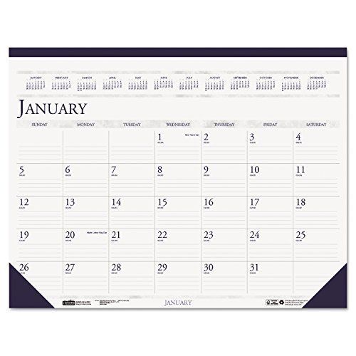 House of Doolittle 150HD Two-Color Monthly Desk Pad Calendar  22 x 17  2015