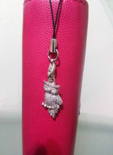 Silver Owl Charm for your Filofax/DayTimer/DayRunner Organiser