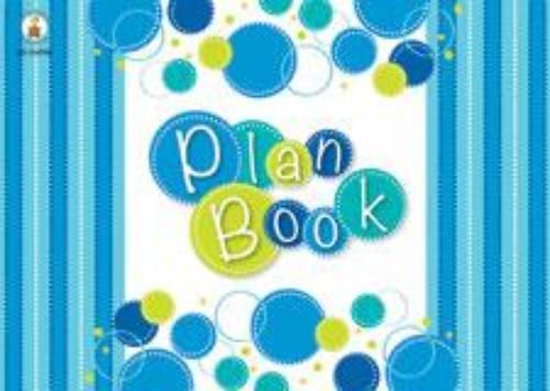 Carson Dellosa Bubbly Blues Plan Book