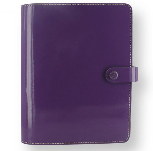 Filofax the original a5 organizer patent purple agenda calendar planner leather for sale