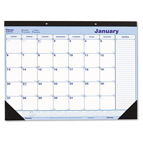 Rediform Monthly Desk Pad Calendar Non Refillable 21.25&#034;x16&#034;. Sold as Each