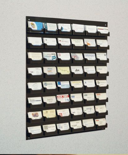 Wall Mount Business Card Holder Rack Display Organizer New Sturdy Attractive Biz