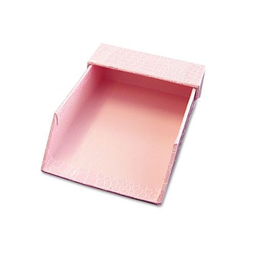 Aurora Products ProFormance Crocodile Memo Tray for 4 x 6 Notes, Pink