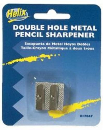 Helix Pencil Sharpener Double Hole Metal