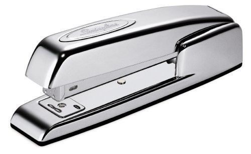 Office supplies supply stationary product desk stapler 20-sheet capacity chrome for sale