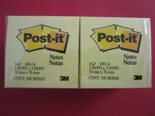 3x3 Post-it Yellow 48 Note Pad includes 24 Super sticky pads &amp;&amp;CLOSE OUT price&amp;&amp;
