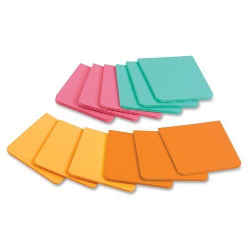 Post-it 3x3 Super Sticky Full Adhesive Notes - Self-adhesive, (f33012ssfm)