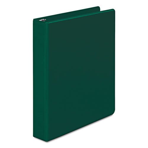 Basic round ring binder, 1-1/2&#034; capacity, green for sale