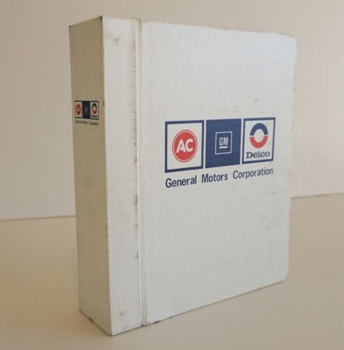 3 ring binder ac delco gm general motors corp expandableservice manual for sale