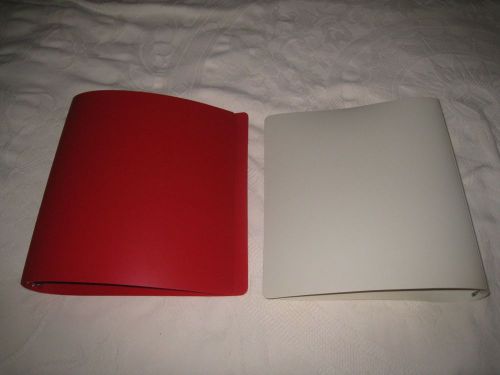 LOT of 4 (Two 1 inch binders + Two 1-1/2 inch binders) Multi color