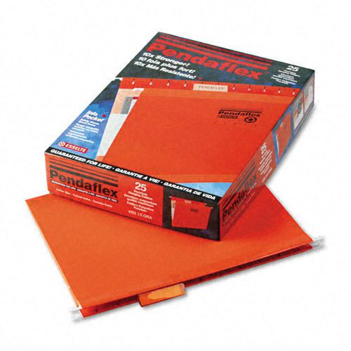 Pendaflex premium hanging file folders - orange - box of 25 new for sale