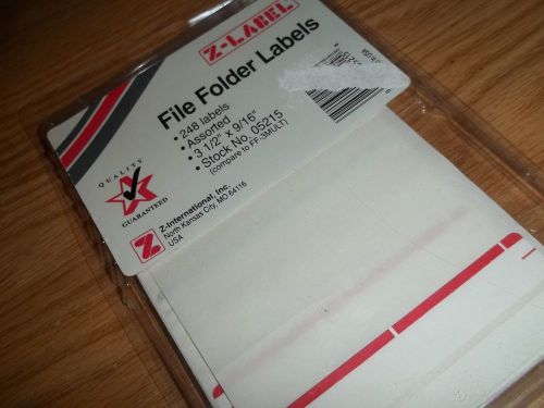 219 in package file folder labels (for typewrite or personal writing)
