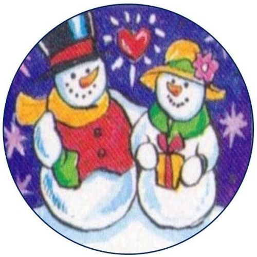 30 Personalized Christmas Snowman Return Address Labels Gift Favor Tags  (sn12)