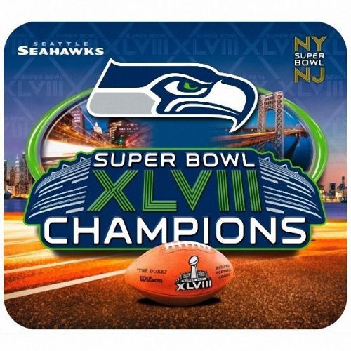 New Seattle Seahawks Super Bowl XLVIII Champions Mouse Pads Mats Mousepad Hot
